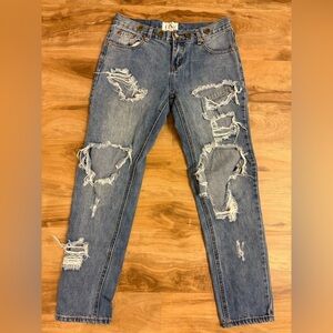 One by One Teaspoon Awesome Baggie Jeans - Size 26